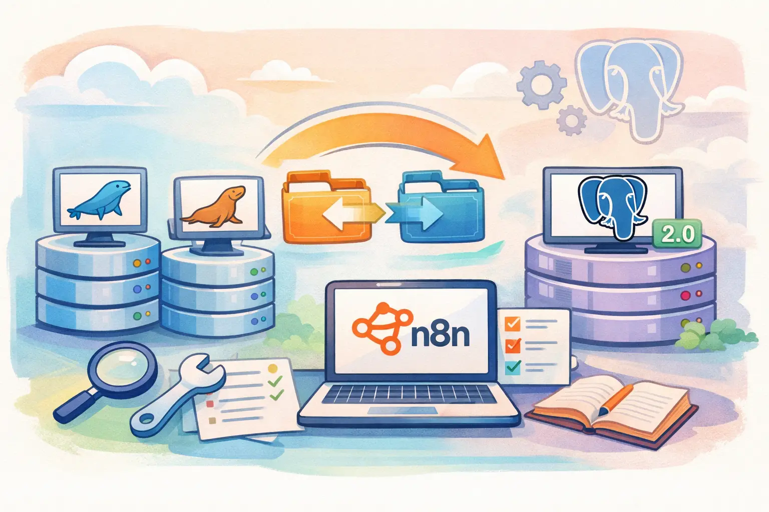 n8n 2.0 Database Migration: MySQL to PostgreSQL - Complete Fix Guide